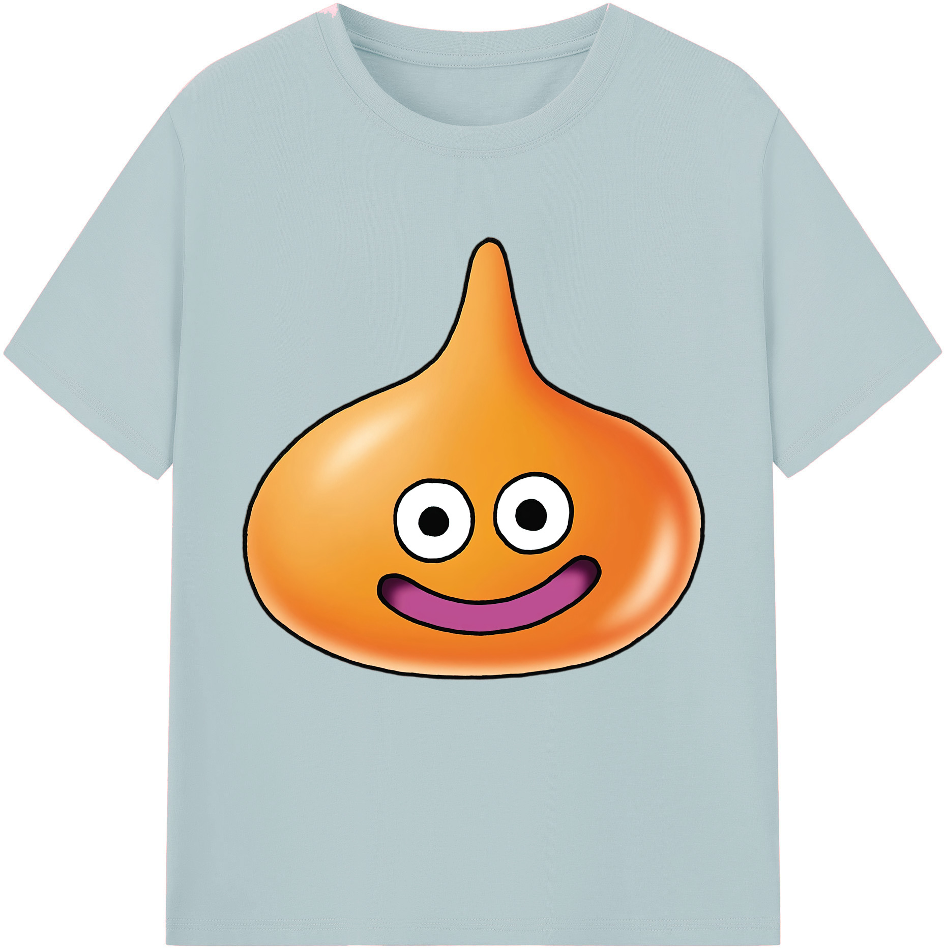 （画像用） ドラゴンクエスト Doragon Kuesuto Dragon Quest 綿100％半袖Tシャツ（フロントプリント）